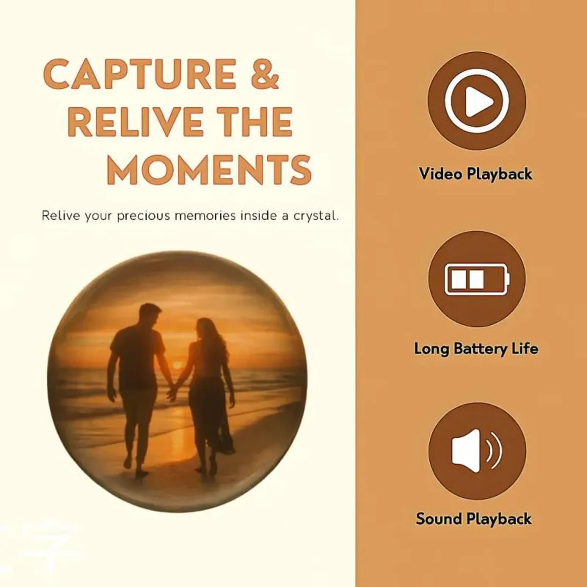 Personalized Video Globe: Custom Photo & Video Keepsake