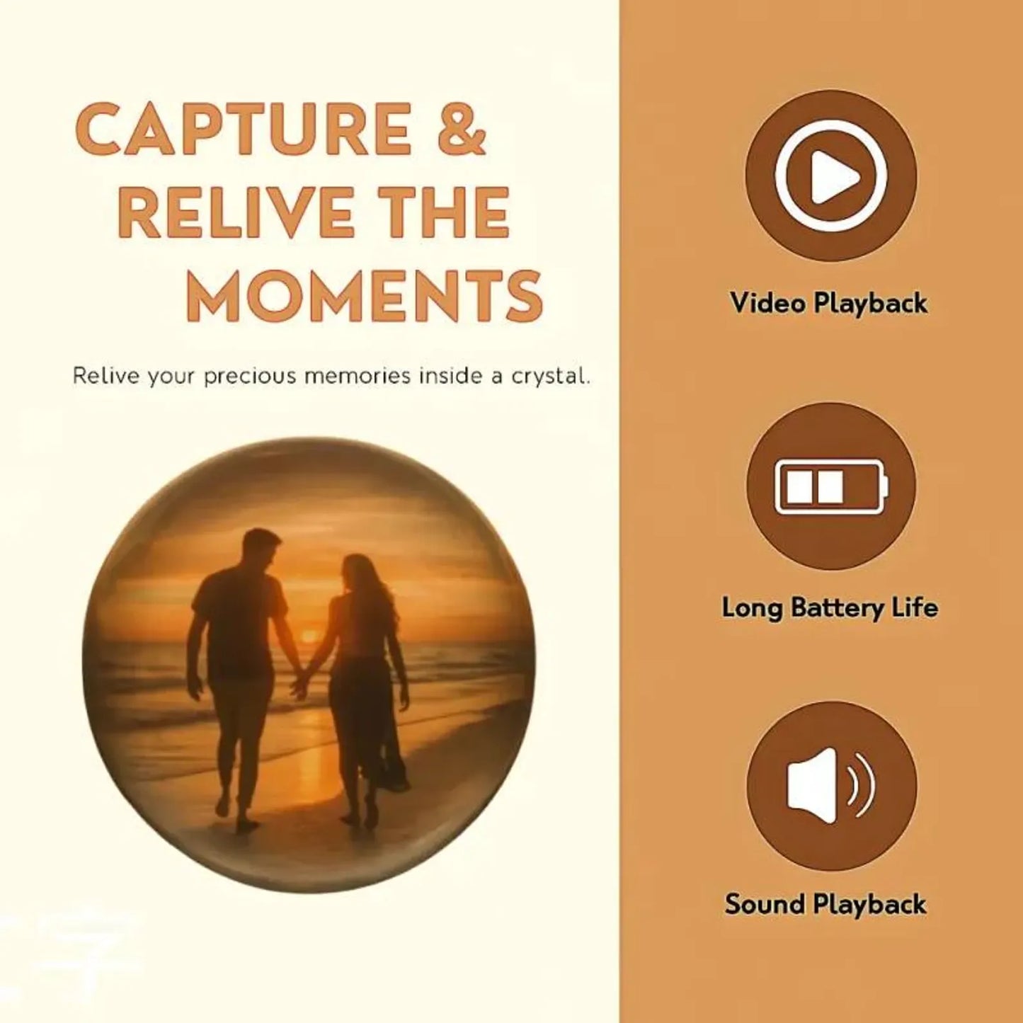 Personalized Video Globe: Custom Photo & Video Keepsake