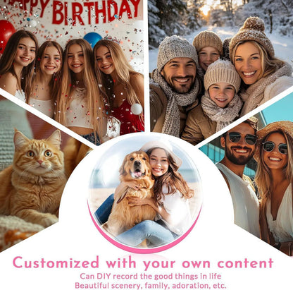 Personalized Video Globe: Custom Photo & Video Keepsake